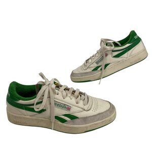 Reebok Green Leather Athletic Sneakers | Size 7.5